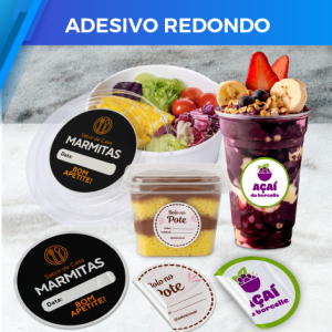 Adesivos Redondos Personalizados